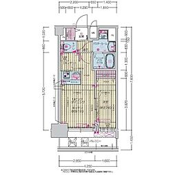 プレサンス上前津ディアシス 1LDKの間取図画像