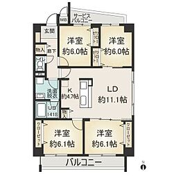 名古屋市営鶴舞線 植田駅 徒歩3分 4階/-