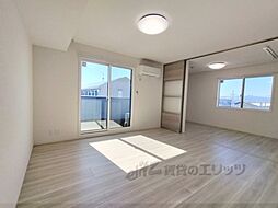 JR関西本線 奈良駅 徒歩10分の賃貸アパート 3階2LDKのリビング/ダイニング