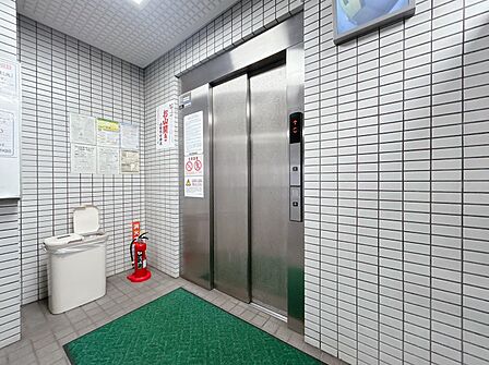 エレベーター完備のため荷物が多くなっても安心。