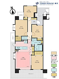 オーベル吉祥寺WEST 4LDKの間取図画像