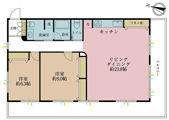間取り 飛栄九段北ビル 11階/-