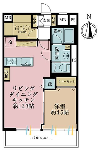 間取り ドミール千駄木 6階/-