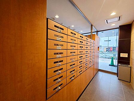郵便受けも、きちんと管理されています。