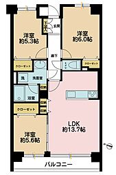 間取図画像 3LDK