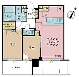 シティタワーズ東京ベイセントラルタワー 3LDKの間取図画像