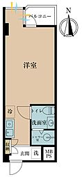 安田神保町マンション 1Kの間取図画像