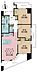 間取り：3LDK、専有面積62m2、バルコニー面積19.92m2