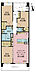 間取り：3LDK、専有面積71.7m2、バルコニー面積10.98m2