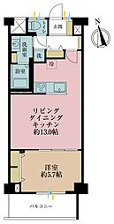 ニューローレルマンションニューローレルビル 1LDKの間取図画像