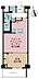 間取り：1LDK、専有面積45.24m2、バルコニー面積5.96m2