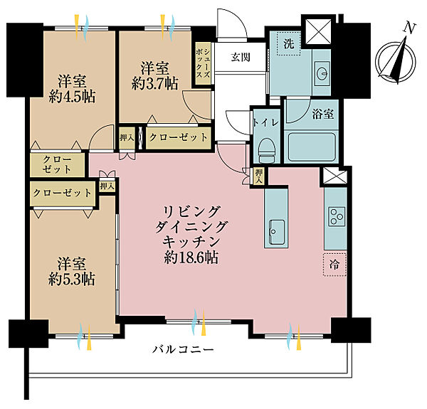 間取りを拡大表示