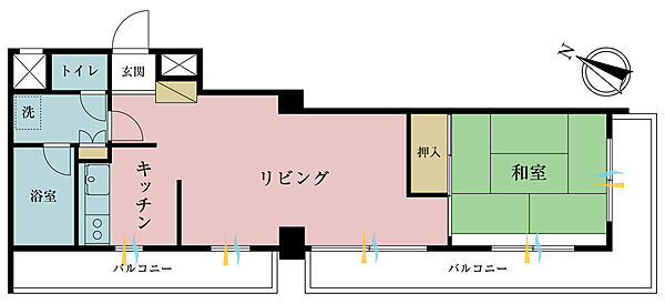 間取りを拡大表示
