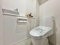 清潔感の高いお手洗い。