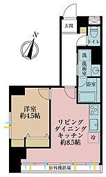 コーポ麹町 1LDKの間取図画像