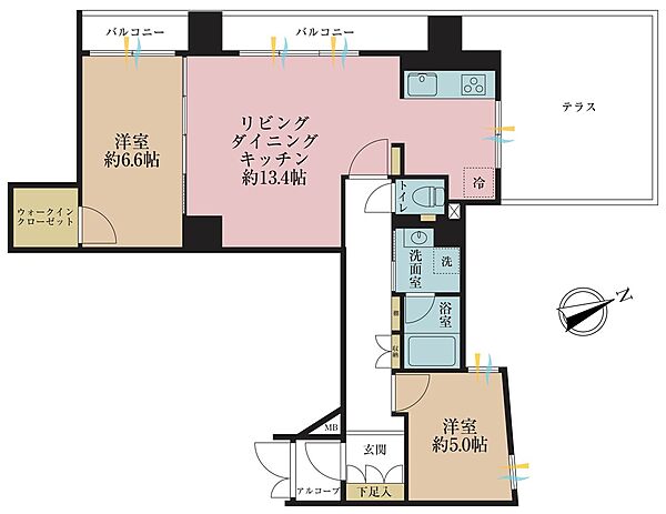 間取りを拡大表示
