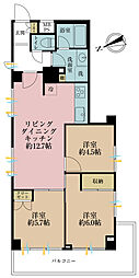 千住彩館 3LDKの間取図画像