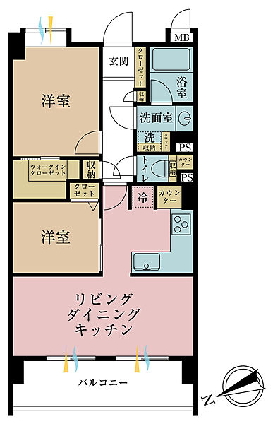 間取りを拡大表示