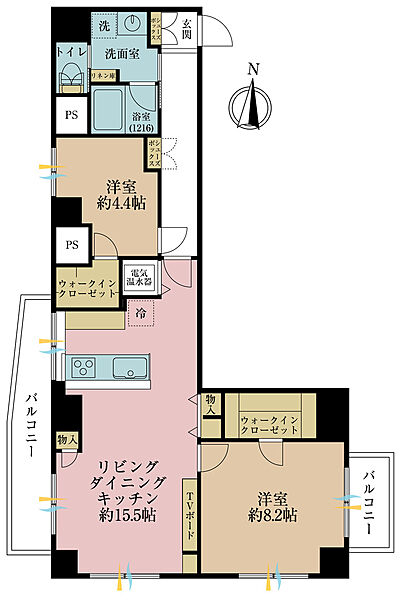 間取りを拡大表示