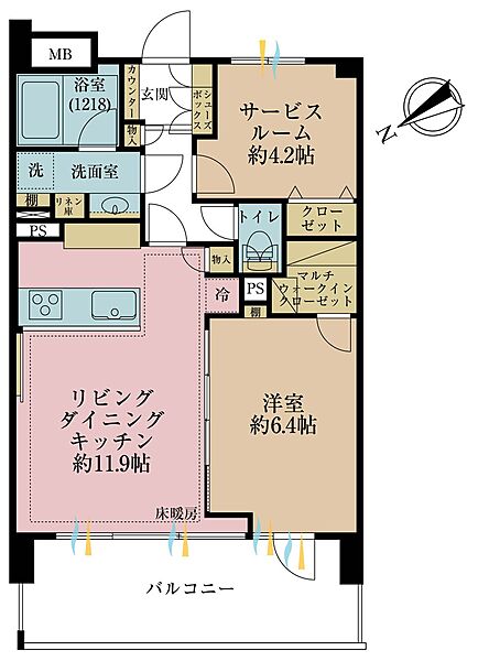 間取りを拡大表示