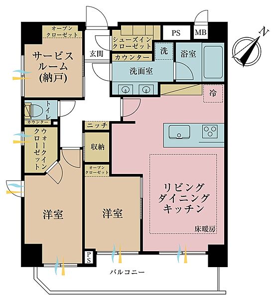 間取りを拡大表示