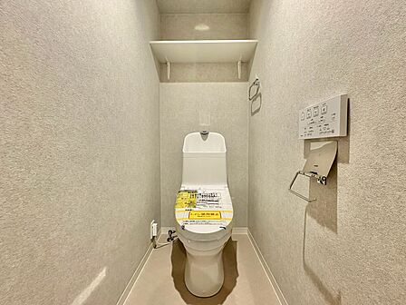 清潔感の高いお手洗い。