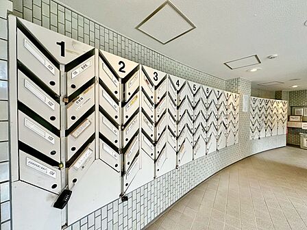 郵便受けも、きちんと管理されています。