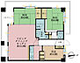間取り：3LDK、専有面積72.43m2、バルコニー面積30m2