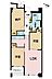 間取り：2LDK+S（納戸）、専有面積69.91m2、バルコニー面積3.84m2