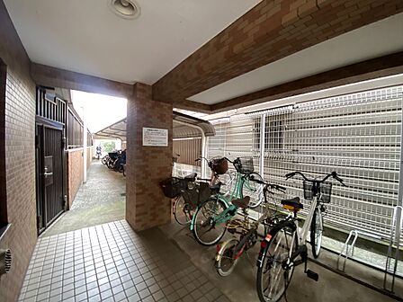駐輪場も綺麗に整頓されています。※空き状況は都度ご確認下さい。