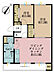間取り：2LDK、専有面積46.69m2
