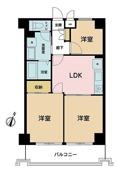 間取りを拡大表示