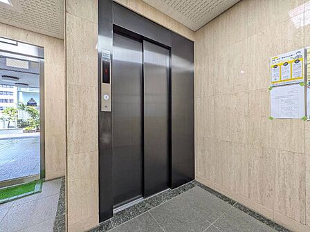 エレベーター完備のため荷物が多くなっても安心。