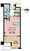 間取り：1LDK、専有面積41.49m2、バルコニー面積3.24m2