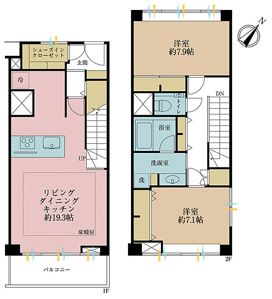 間取りを拡大表示