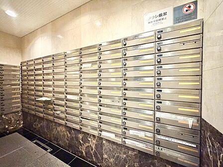郵便受けも、きちんと管理されています。