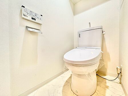 清潔感の高いお手洗い。