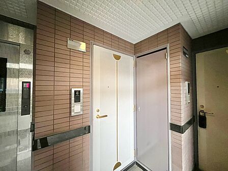 清潔感のある落ち着いた雰囲気の玄関です。