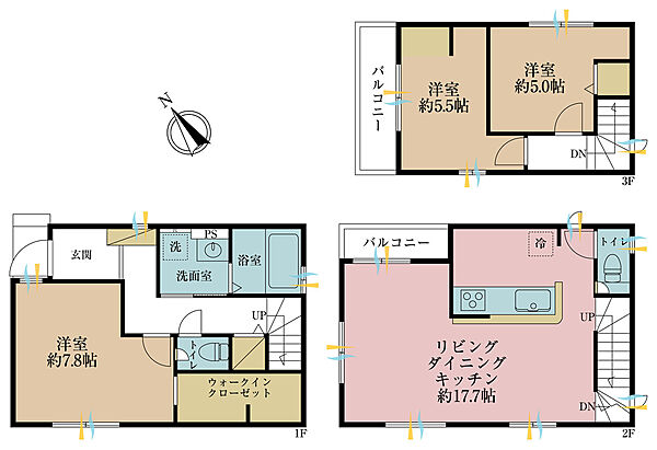 間取りを拡大表示