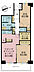 間取り：2LDK+S（納戸）、専有面積53.93m2、バルコニー面積7.52m2