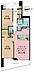 間取り：2LDK、専有面積58.94m2、バルコニー面積10.28m2