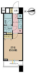 ファーストリアルタワー新宿 1Kの間取図画像