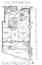 パークナード代官山 2LDKの間取図画像