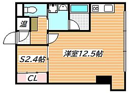 コスモビル 1SKの間取図画像