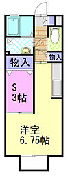 グリーンヒル上戸祭 1SKの間取図画像