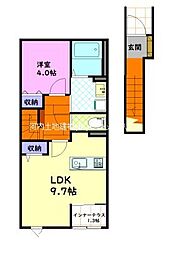 ルアナチマリム 1LDKの間取図画像