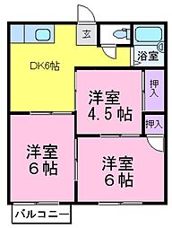 間取図画像 3DK