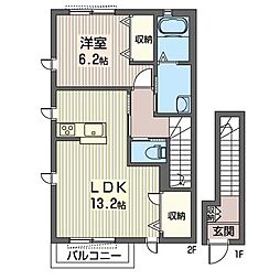 間取図画像 1LDK