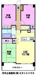 間取図画像 3LDK