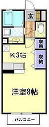 間取図画像 1K